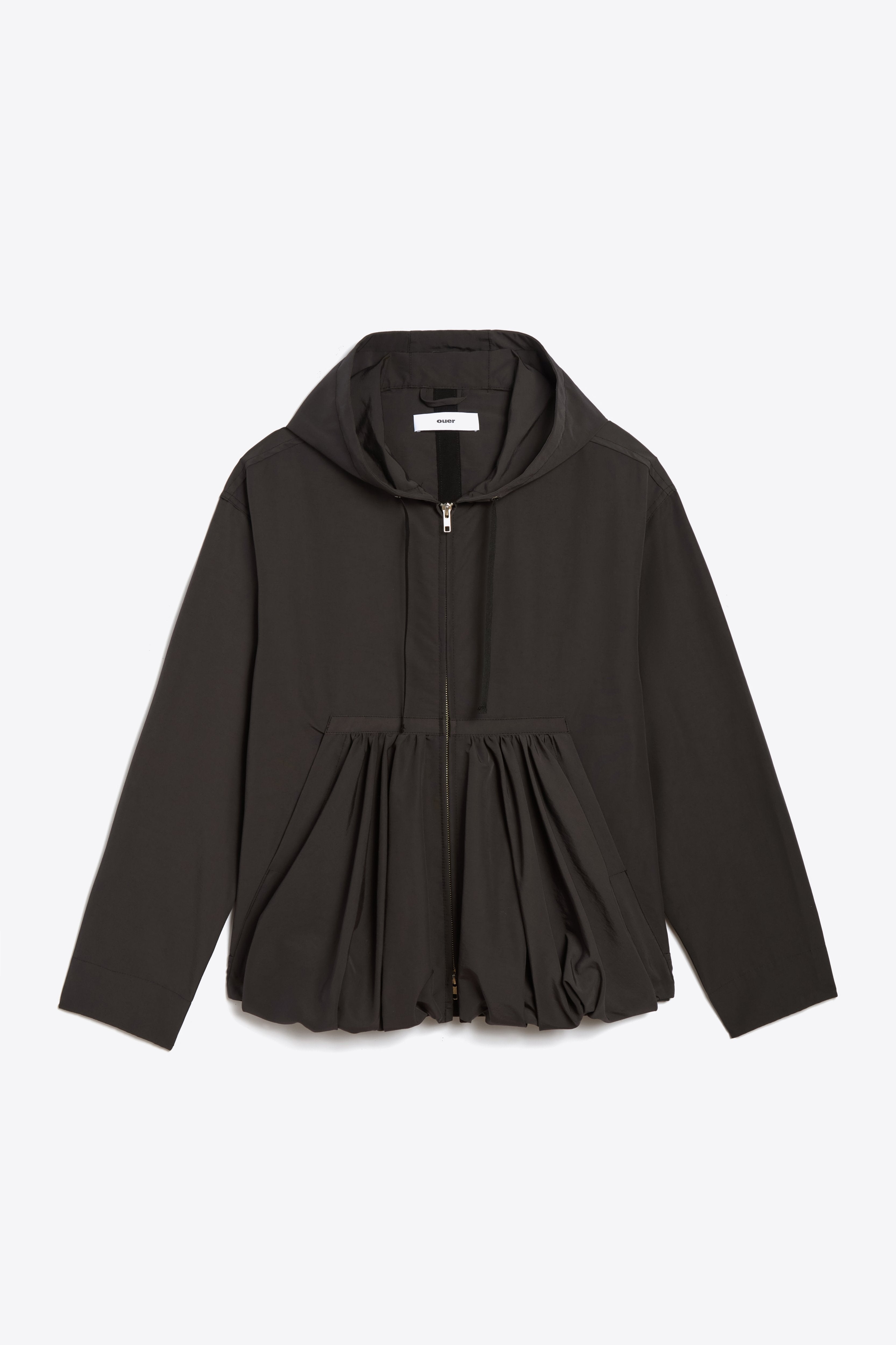 Bubble Hooded Jacket in Tar