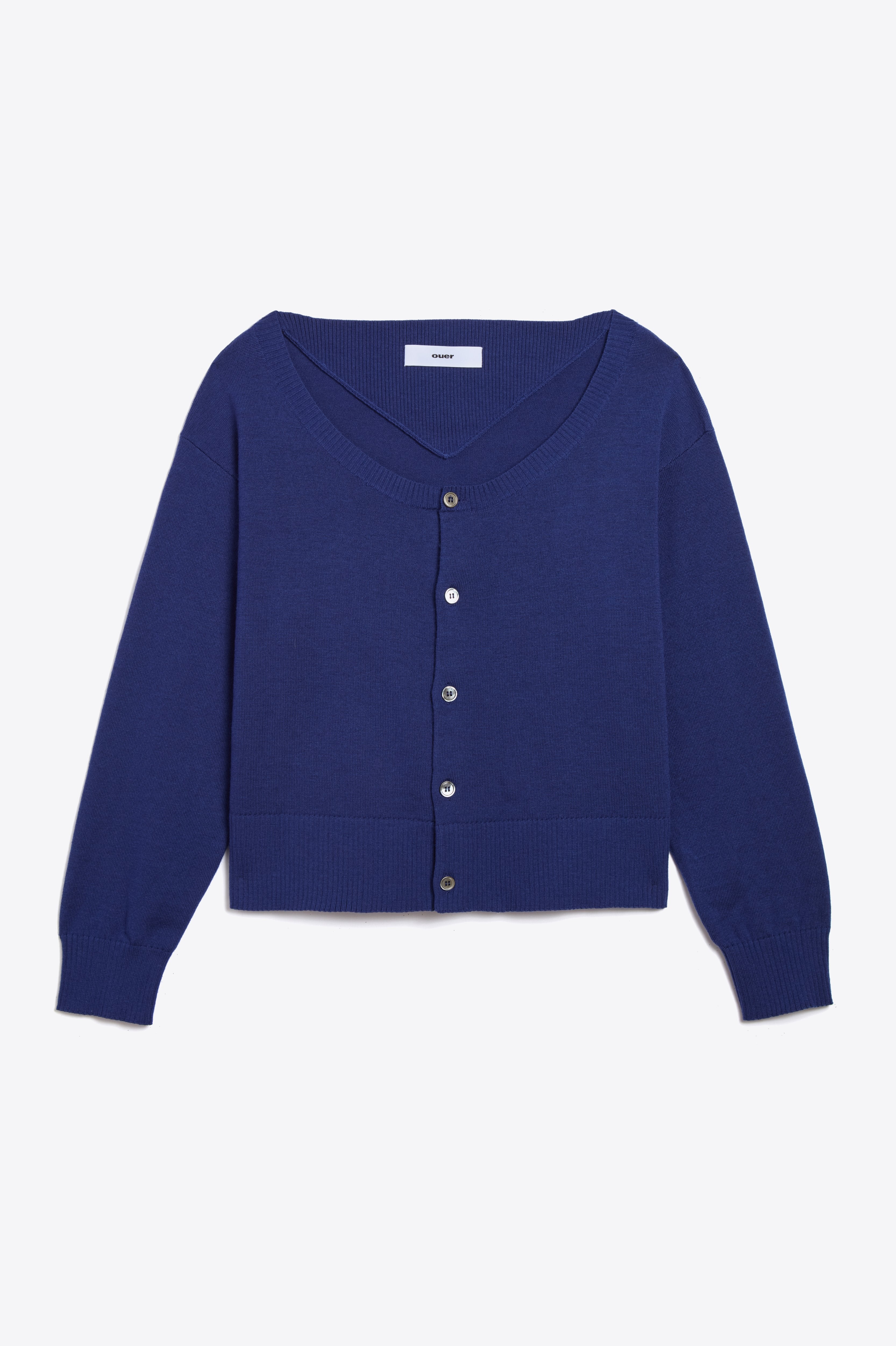 Scoop Knit Cardigan in Moonlight