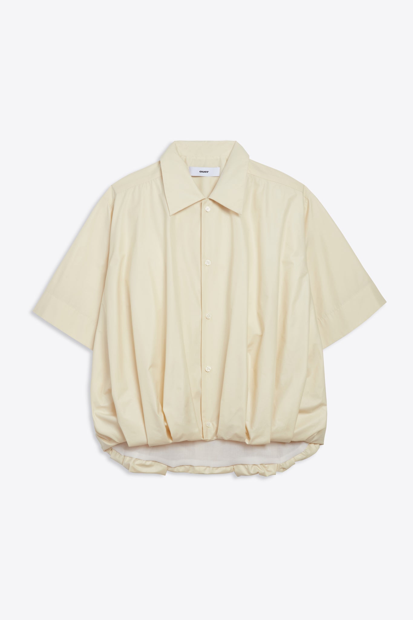 Bubble Shirt in Beancurd